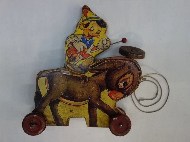 Jouet Pinocchio à remontoir mécanique - Collection