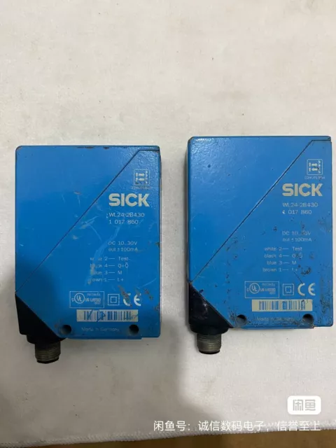 1  PC  USED    TESTED    WL24-2B430   Photoelectric   Sensor#B4743  CL