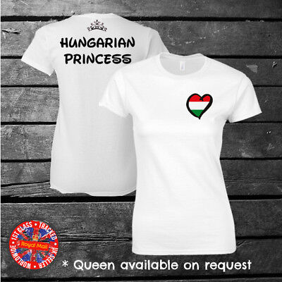 Ungherese princesst-shirt, Ungheria, signore, bambini, regalo