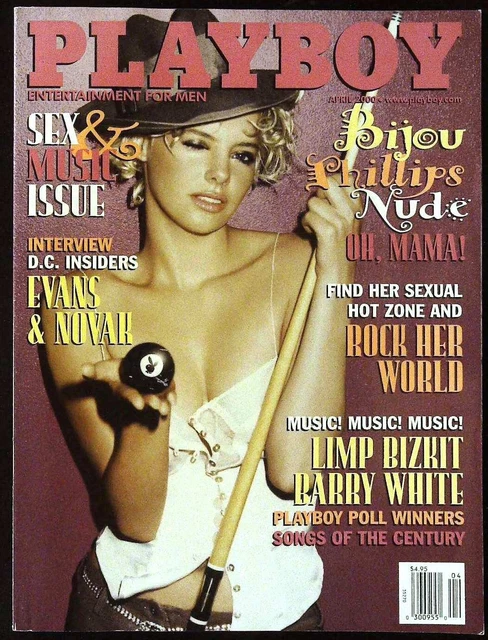 PLAYBOY US APRIL 2000 BIJOU PHILLIPS Limp Bizkit BRANDE NICOLE RODERICK ...