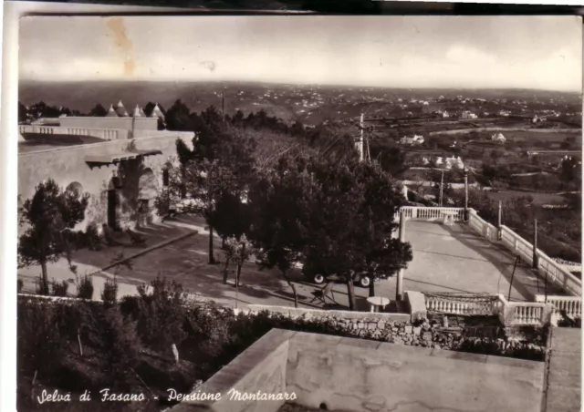 Cartolina  Selva Di Fasano Pensione Montanaro Viaggiata 1957 Regalo