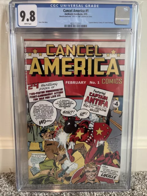 Cancel America #1 Cerebus in Hell Presents 71 1055/1586 Aardvark-Vanaheim 2023