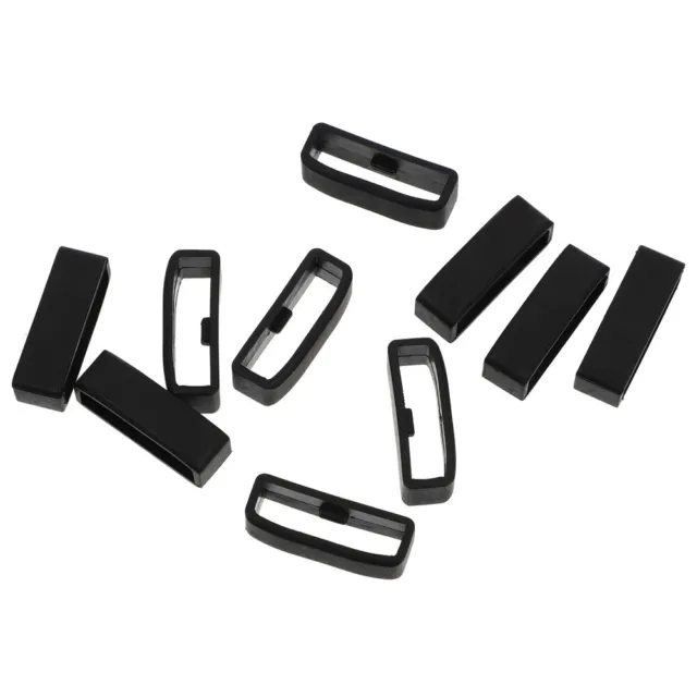10 Pcs Rubber Watch Band Loop Smartwatch Accessories Strap Anti-Lost Ring