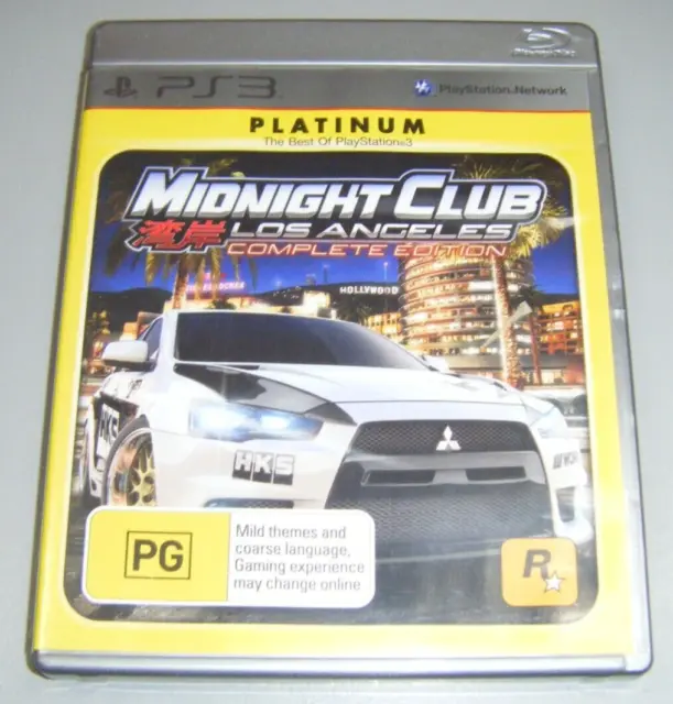 Sony PlayStation 3 PS3 Game - Midnight Club: Los Angeles Complete Edition