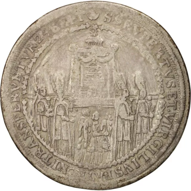 [#404787] Coin, AUSTRIAN STATES, SALZBURG, Paris, 1/2 Thaler, 1628, Salzburg, VF