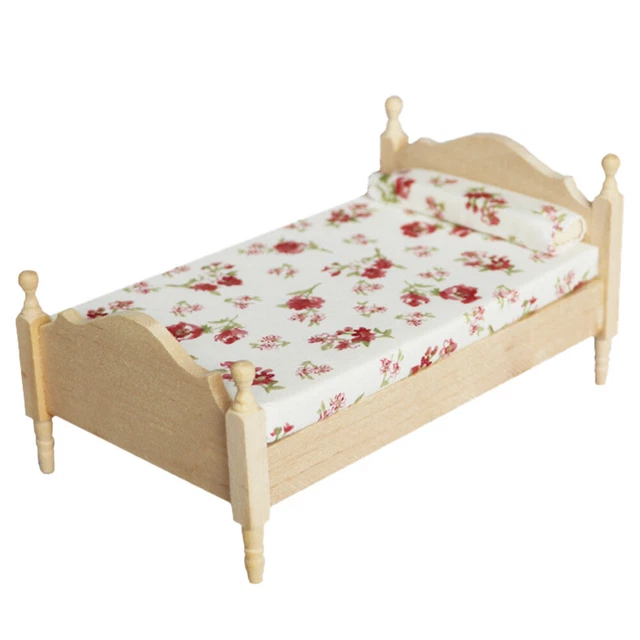 Cama Para Muñecas De Casa De Muñecas, Cama De Cuna Para | Cuotas sin