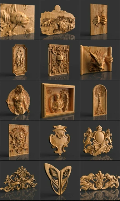 250+Gb!!! About 4000+Pcs Files 3D Models Stl Files For Cnc Engraver Ready  To Use £27.99 - Picclick Uk
