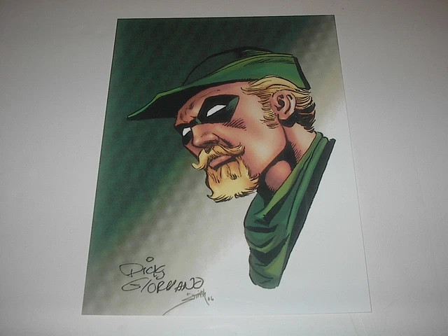 Dc Comics Green Arrow Poster Pin Up Dick Giordano Art New