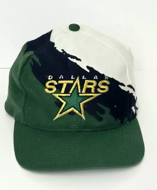 Vintage NHL Dallas Stars Snapback Hat 80s 90s Sports Specialties Shadow  RARE!