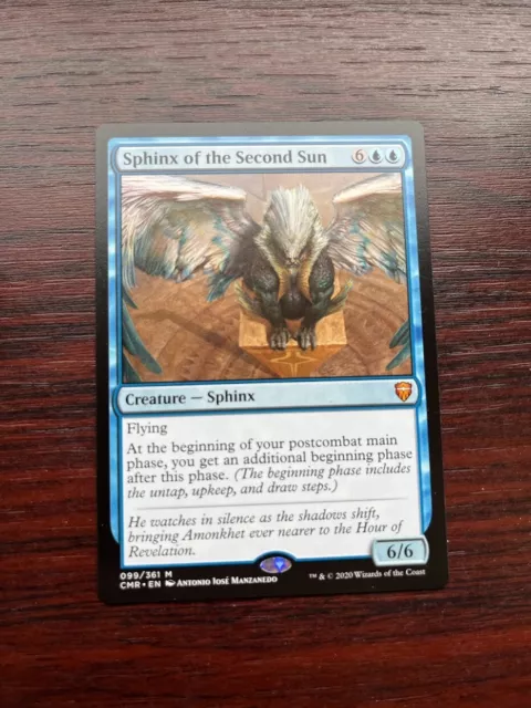 1x SPHINX OF THE SECOND SUN - Commander - MTG - NM - Magic the Gathering