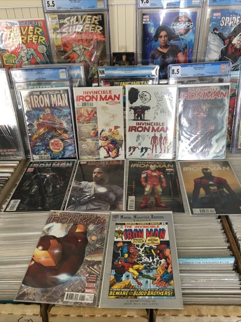 The Invincible Iron Man #1's Lot of 10/9 Variants Iron-man #55 All High Grade NM