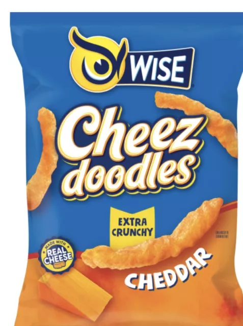 Wise Foods Extra Crunchy Cheddar Cheez Doodles, 8.5 oz.