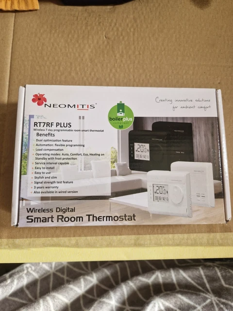 NEOMITIS RT7RF PLUS 7 Day Programmable Wireless Thermostat + receiver  £36.00 - PicClick UK