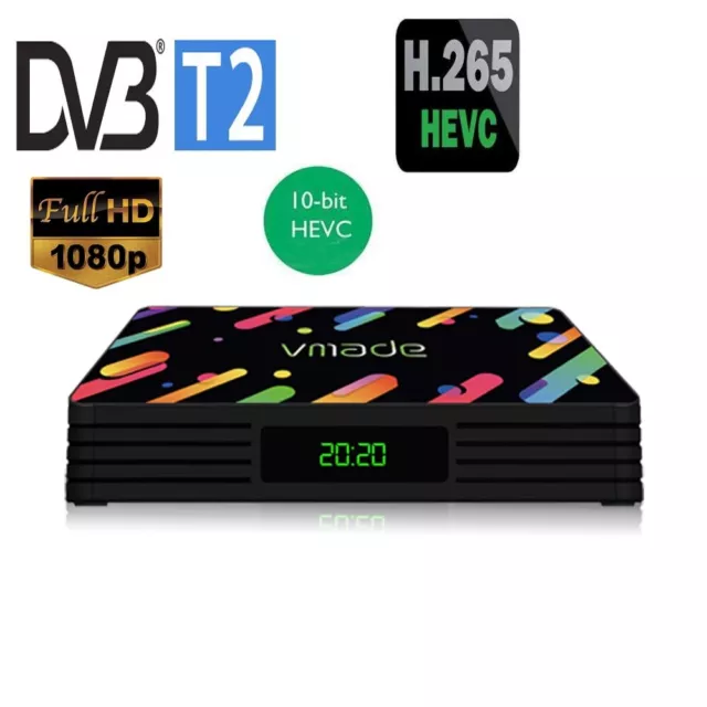 DVB T2 H265 Hevc 10Bit Tv Decoder 1080P Tv Tuner Terrestrial Receiver Europe