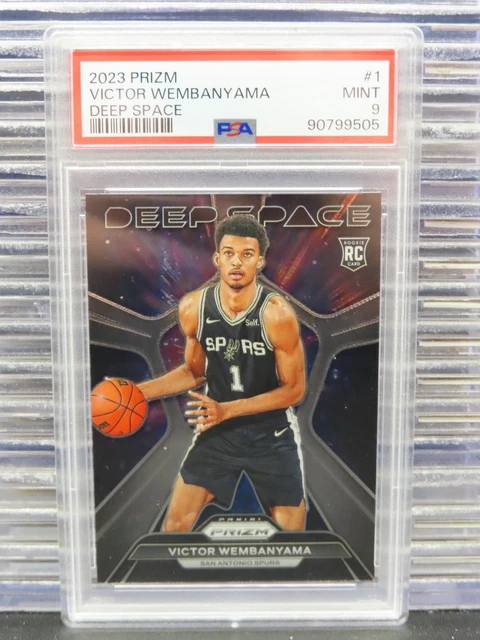 CARTA ROOKIE VICTOR Wembanyama 2023-24 Panini Prizm Deep Space RC #1