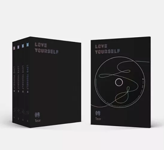 BTS Love Yourself 轉 TEAR Album Random 1 of 4 CD Bangtan Boys Fake Love Genuine