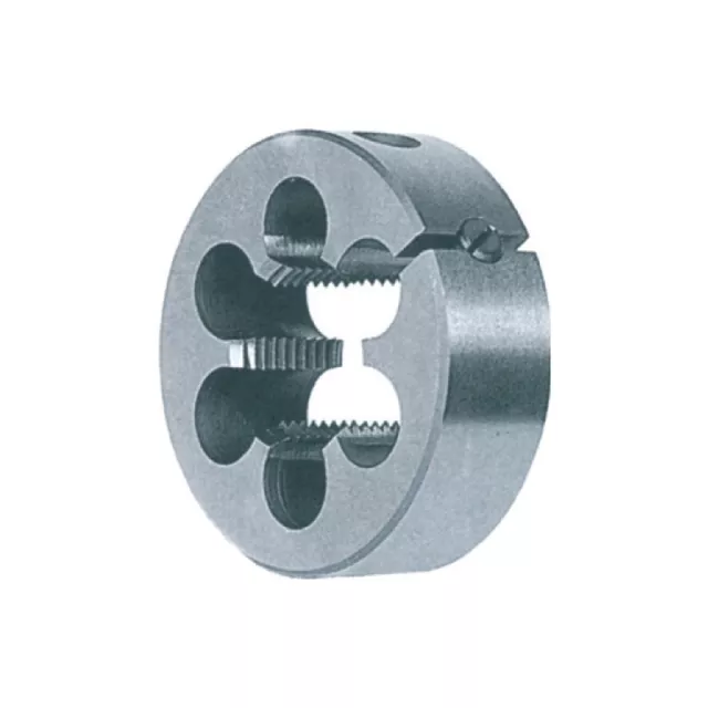 Filière ronde, NFE 74001, HSS-G M2, M 2.5 x 0.45  (2.5X45) Cage 25.4