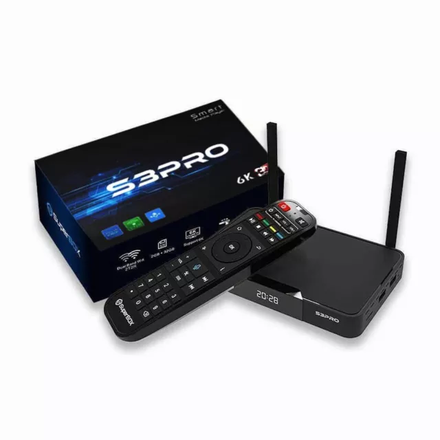 2022 new version superbox S3 pro 6k HD US CA tv box