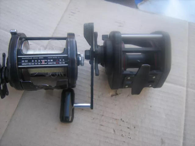 TWO CONVENTIONAL FISHING Reels - Shakespeare Sigma Series and Ryobi S330  $40.00 - PicClick
