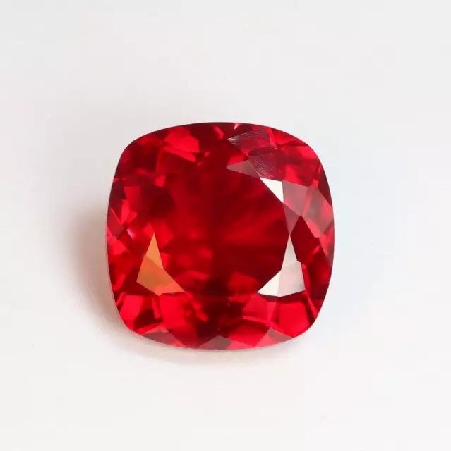 12.60 CT Natural Mozambique Blood Red Ruby Cushion Certified Loose Gemstone P342 2