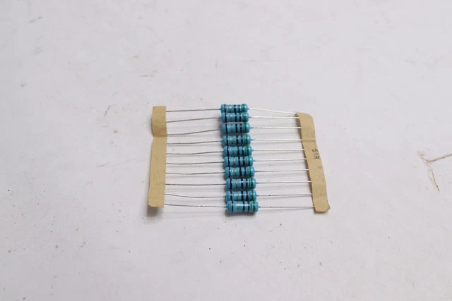 (10-Pk) Metal Film Resistor 51R 1/4 W 250 V 1% 51 Ohm RES-51R