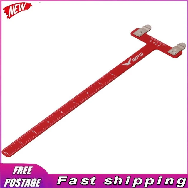 T Ruler Block T-SHAPED ARCHERY RULER Stainless Steel Square Bow Ruler for Recurve ...