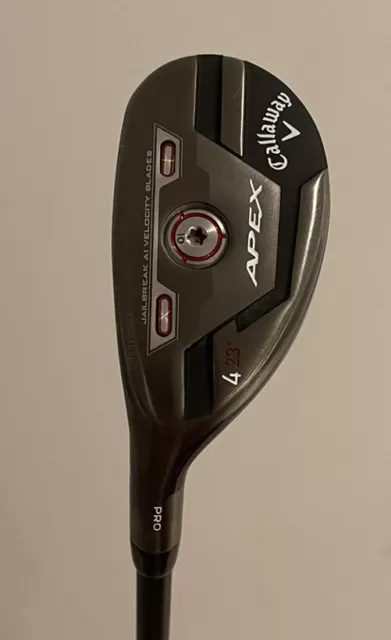 CALLAWAY APEX Pro 4er Hybrid 23 Grad Graphit Regular-Flex Linkshand wie NEU -39%