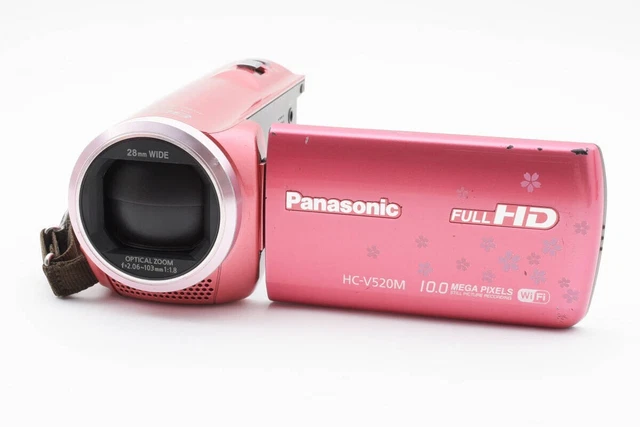 ⭐パナソニック HC-V520M ピンク⭐ビデオカメラ 送料無料❤️ 概要 デジタルハイビジョンビデオカメラ HC-V520M | デジタル