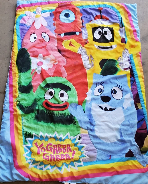 Yo Gabba Gabba Blanket Foofa Toodee Muno Brobee Plex Toddler Throw Large