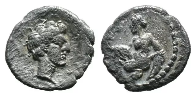 Cilicia - Tarso - Satrapo Tiribazos - Obole Argento 388-380 AC Moneta Greco 3