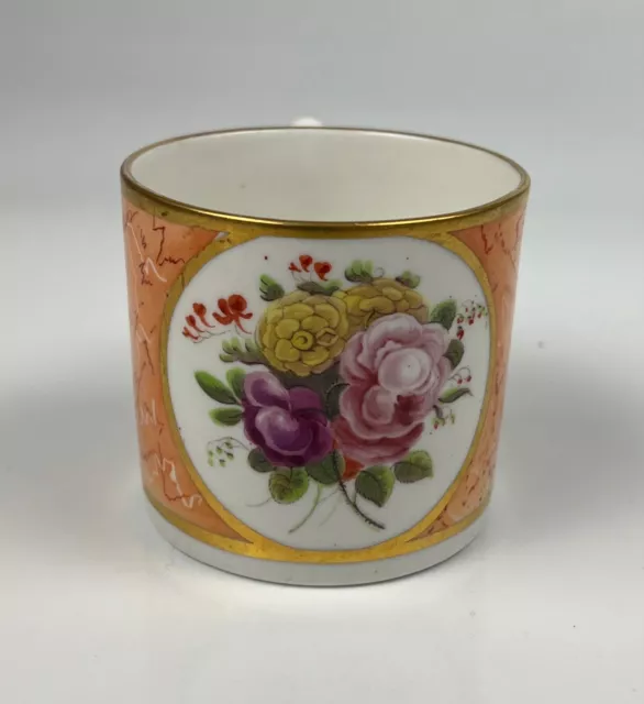 An Early 19thc Ridgway Floral Pattern Coffee Can c.1805-10