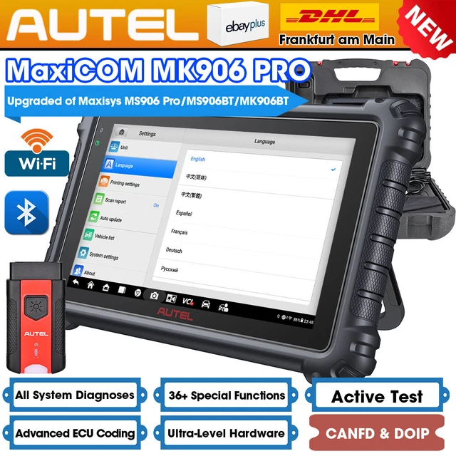 Autel MK906 Pro Veicolo Professionale OBD2 Dispositivo Diagnostico Auto Scanner TUTTI I SISTEMI TPMS IMMO