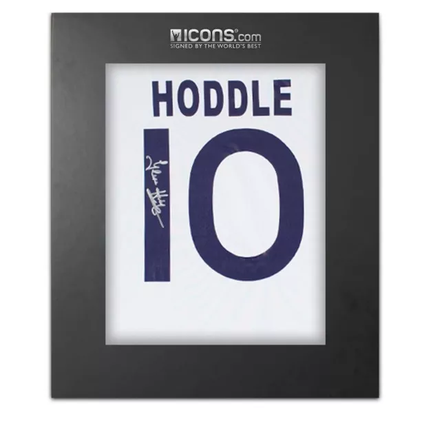 Glenn Hoddle Back Signed Tottenham Hotspur 1986-87 Home Shirt In Deluxe Packagin