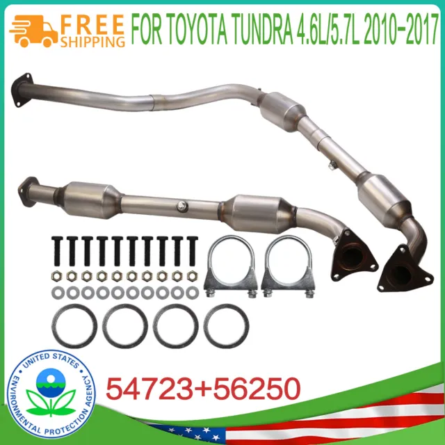 Right & Left Catalytic Converter Set For Toyota Tundra 2010-2017 4.6L | 5.7L New