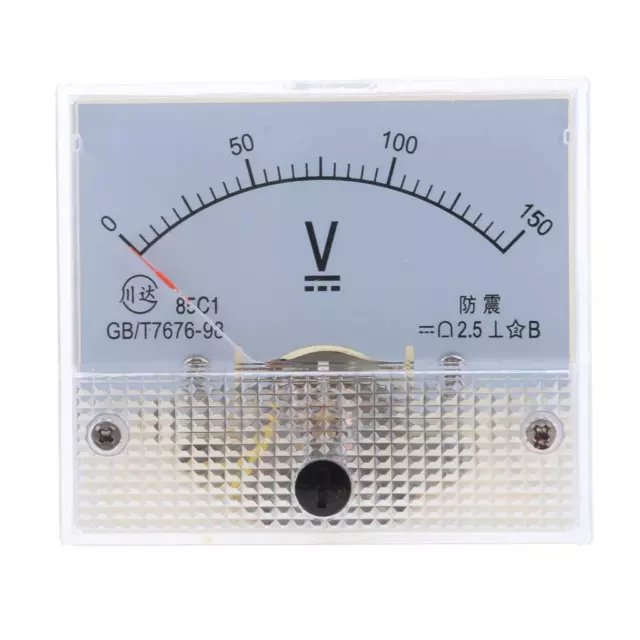 85C1 V Panel DC Spannung Volt Analog Anzeige Meter Voltmeter Stromtester