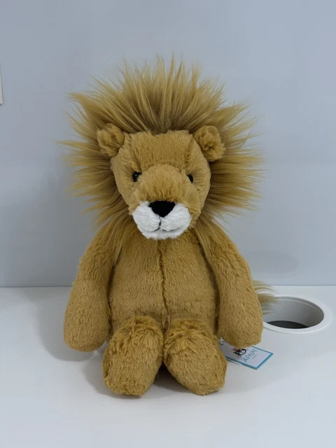 JELLYCAT BASHFUL LION - Medium - Brand New With Tags £37.08 - PicClick UK