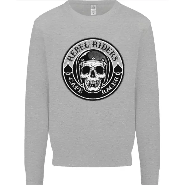 Felpa Maglione Maglione Maglione Moto Moto Moto Rebel Cafe Racer Biker 2
