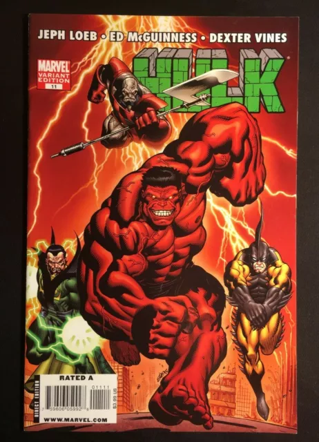 Hulk 11 Variant Offenders Loeb Mcguinness Vol 3 Namor Red She Savage 1 Copy