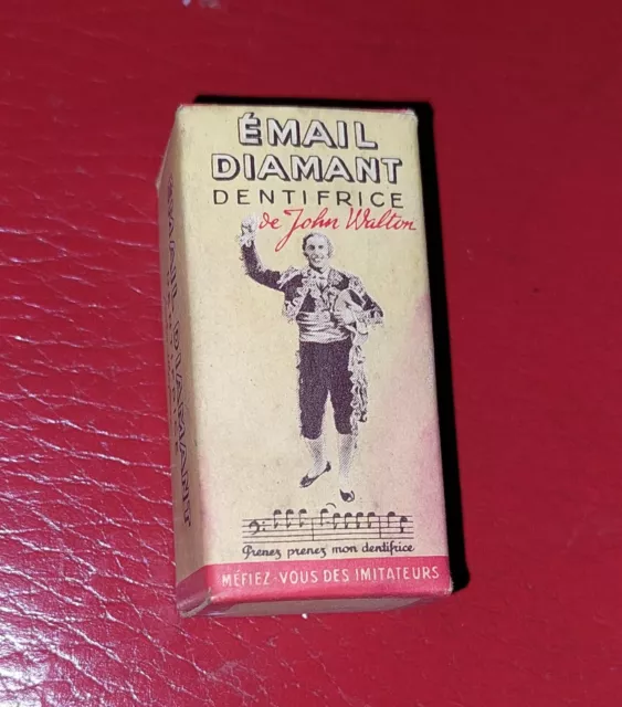 Échantillon Dentifrice Émail Diamant Années 60 Pub