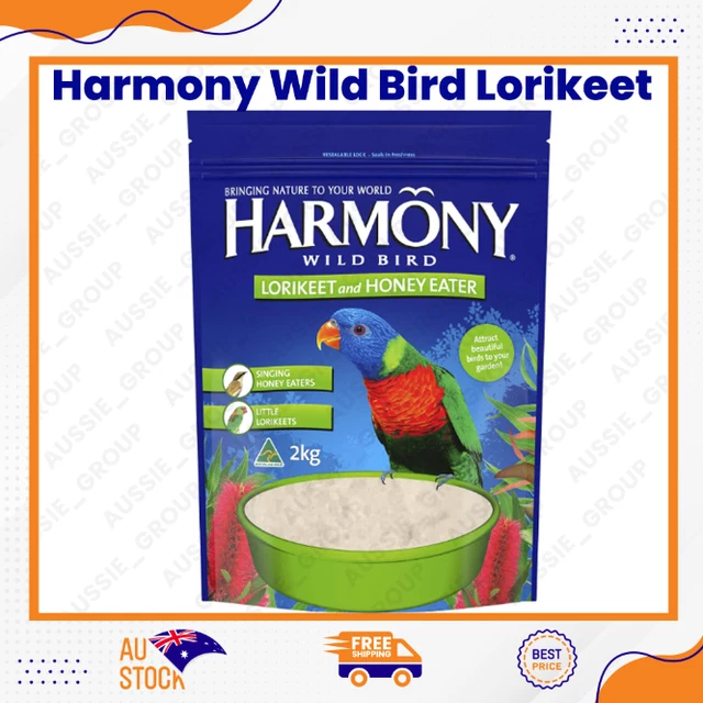 Harmony Wild Bird Lorikeet and Honey Eater 2Kg | BRAND NEW | FREE SHIPPING AU