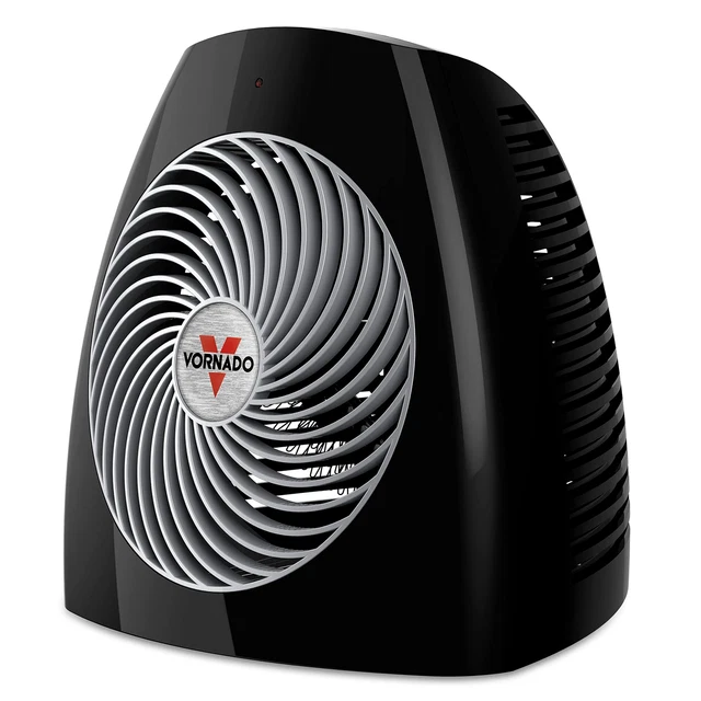 Vornado MVH Vortex Heater with 3 Heat Settings, Black