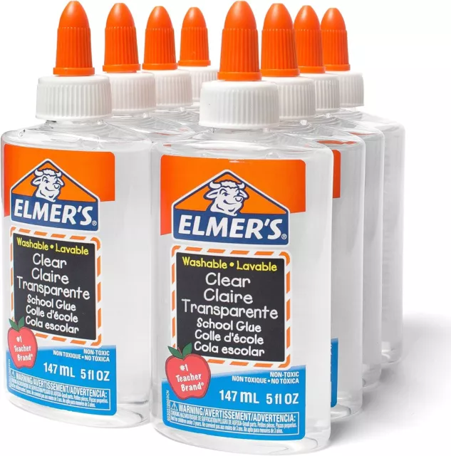 Elmer's Liquid School Glue, Clear, Washable, 32 oz. 