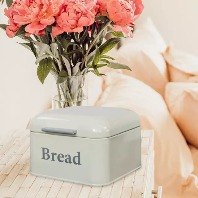 Bagel Bin with Hinged Lid Bread Storage Container Bin Bread Box Bin Loaf Storage