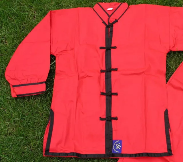 Tai Chi / Kung Fu JACKE rot, Gr. 140