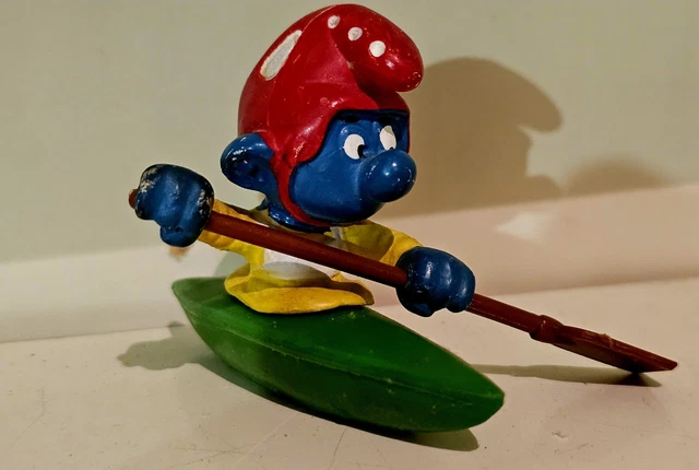 Les Schtroumpfs - Schleich - 40218 Schtroumpf Conducteur De Kart  Neuf En Boite New Look  P Image 500453 Grande
