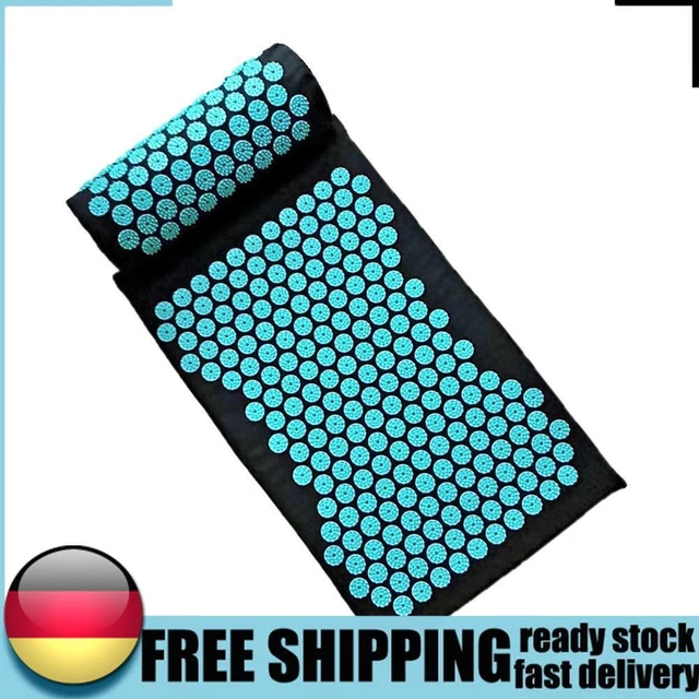 occitop Cojín Masaje Acupuntura Cojín Alfombra Yoga Muscle Spike Pad (2 piezas / Set)