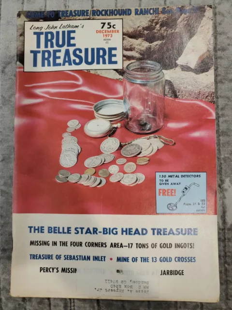 Long John Latham's TRUE TREASURE Magazine ~ December 1973
