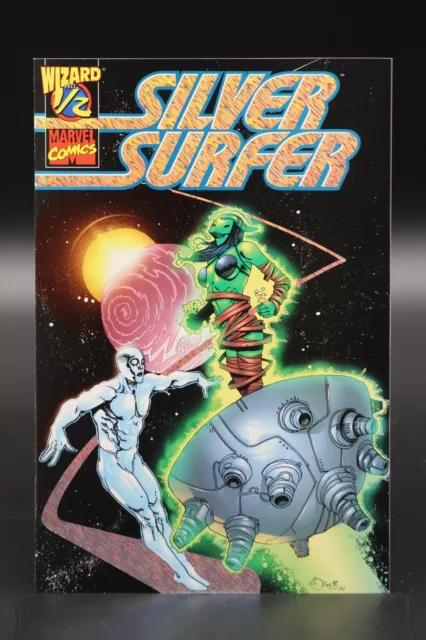 Silver Surfer (1998) #1/2 From Wizard #79 Foil Variant Cover W/COA NM-