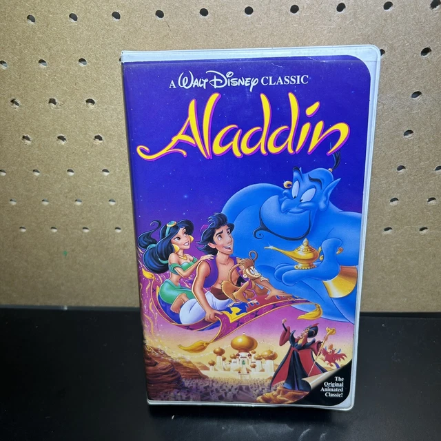 ALADDIN BLACK DIAMOND Edition, A Walt Disney Classic (VHS, 1662