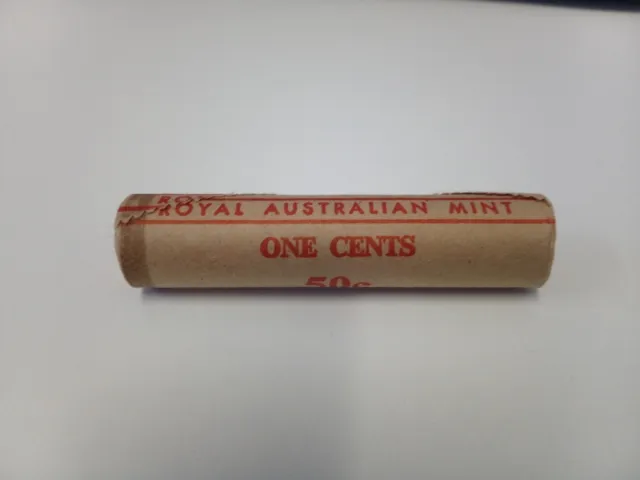 1978 1 Cent Coin Roll Uncirculated Royal Australian Mint 1c RAM H/T